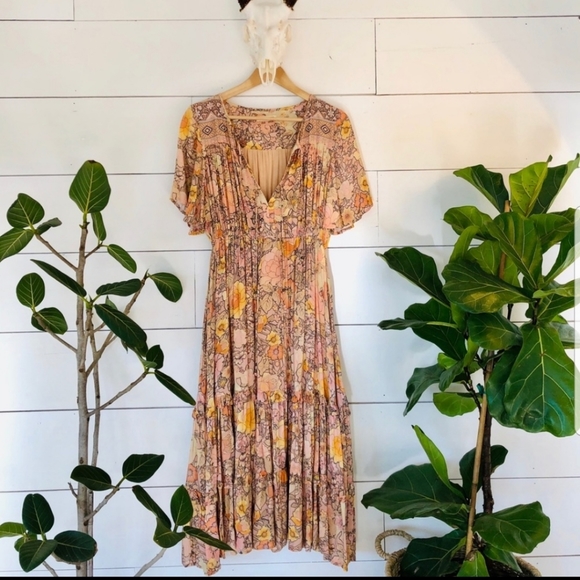 Spell Dresses & Skirts - Spell & gypsy amethyst garden party midi dress